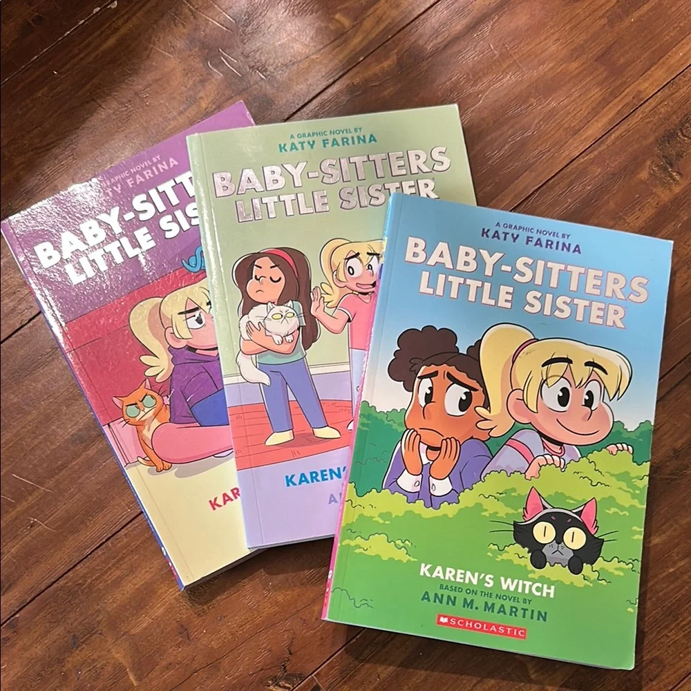 Baby-Sitters Little Sister Graphic Novel Book Lot 1 3 4 Graphix
